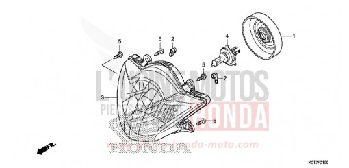 PROJECTEUR SH125ADD de 2013
